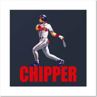 Atlanta Braves Legend Chipper Jones Posters and Art